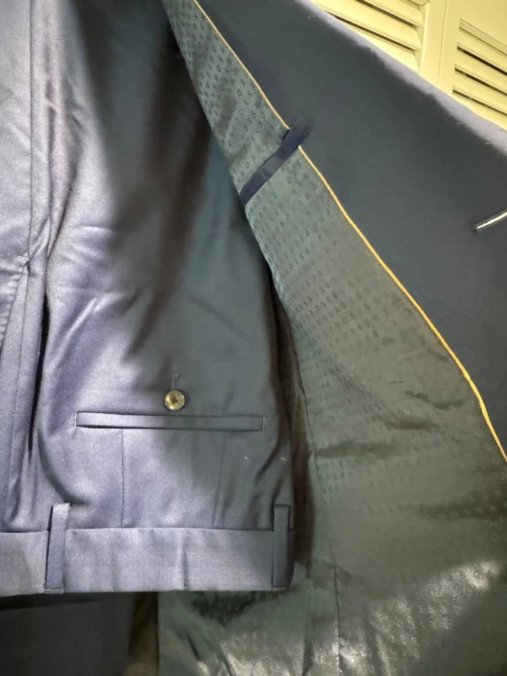 Hugo Boss cobalt blue suit Trabaldo Togna 1840 Slim Fit  40S